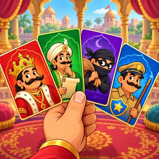 Raja Wazir Chor Sipahi illustration